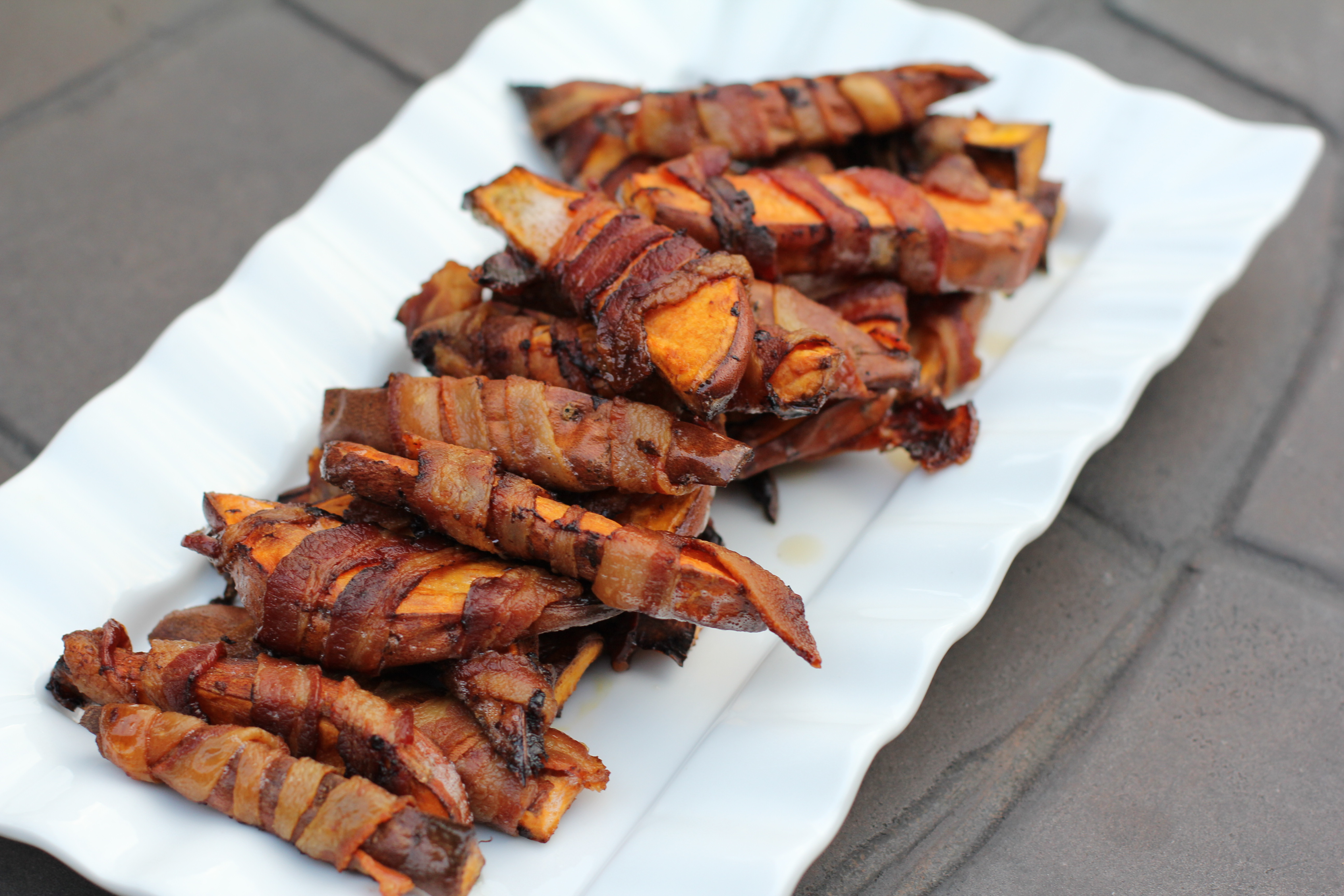 Paleo Table - Bacon-Wrapped Sweet Potatoes